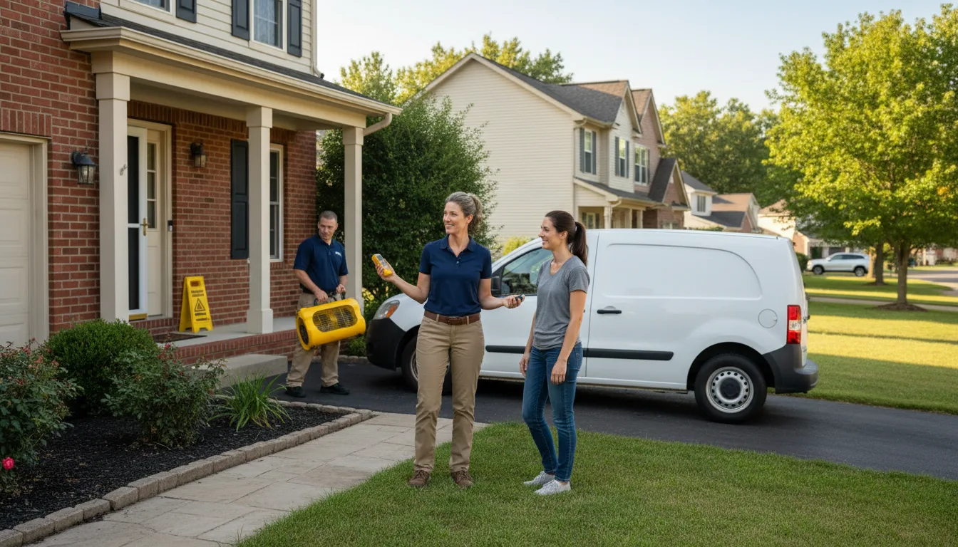 Water restoration image for Mildew Remediation in Mount Sterling, OH